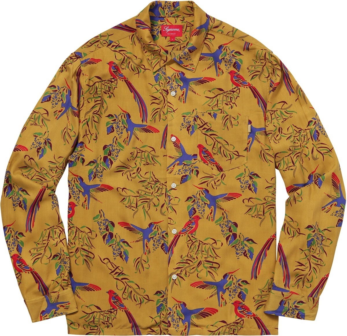 Birds Of Paradise Rayon Shirt view 2